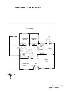 Floorplan of Homely unit listing, 5/16-18 Donald Street, Clayton VIC