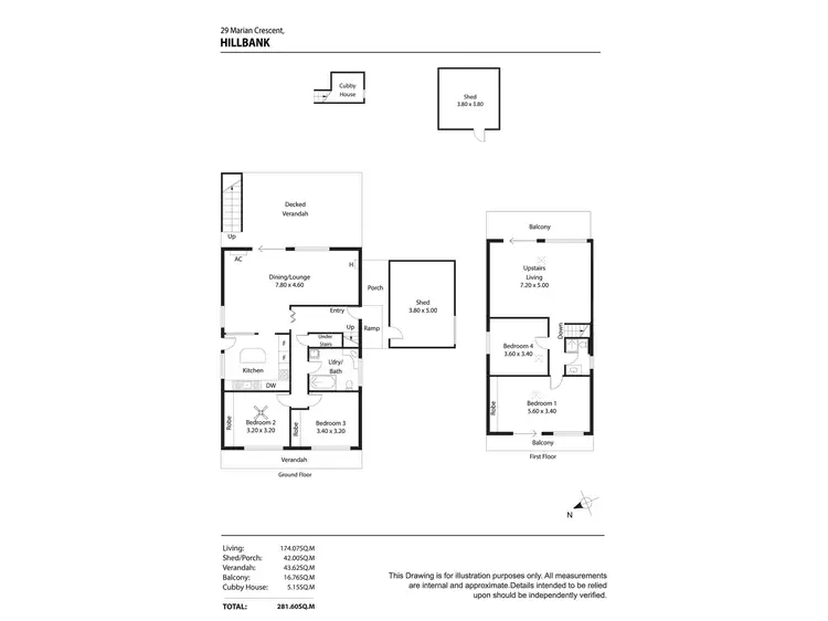 Floorplan of Homely house listing, 29 Marian Crescent, Hillbank SA 5112