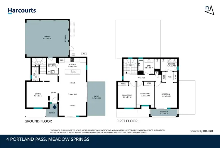 Floorplan of Homely house listing, 4 Portland Pass, Meadow Springs WA 6210