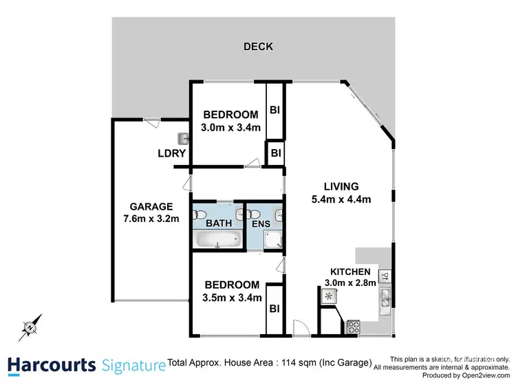 Floorplan of Homely house listing, 1/9 Govett Rise, Austins Ferry TAS 7011
