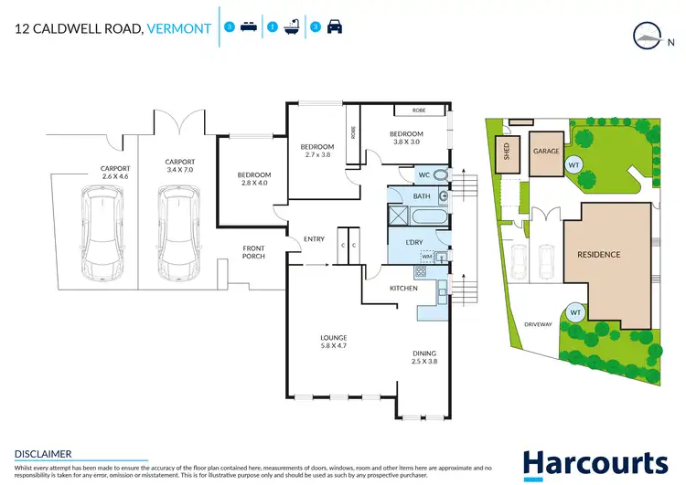 Floorplan of Homely house listing, 12 Caldwell Road, Vermont VIC 3133