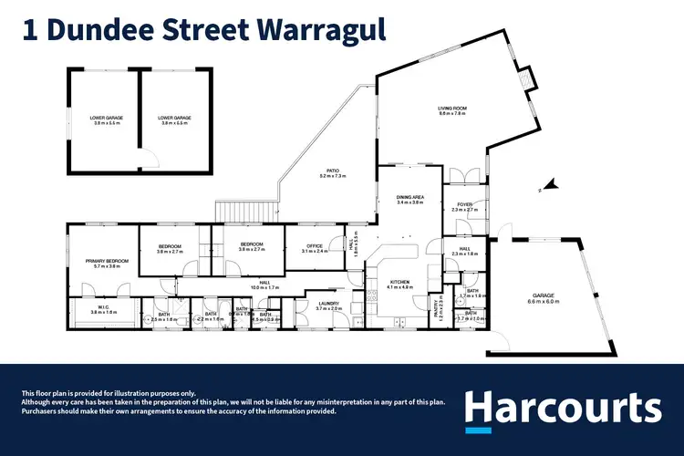 Floorplan of Homely house listing, 1 Dundee Street, Warragul VIC 3820