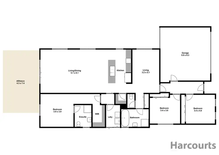 Floorplan of Homely house listing, 17 Stamford Street, Newborough VIC 3825