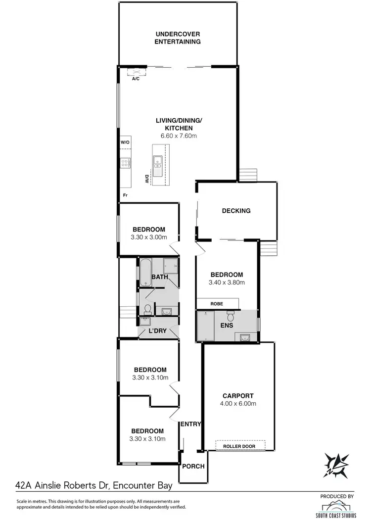 Floorplan of Homely house listing, 42A Ainslie Roberts Drive, Encounter Bay SA 5211