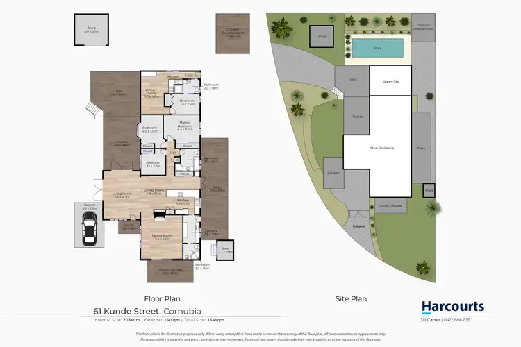 Floorplan of Homely house listing, 61 Kunde Street, Cornubia QLD 4130