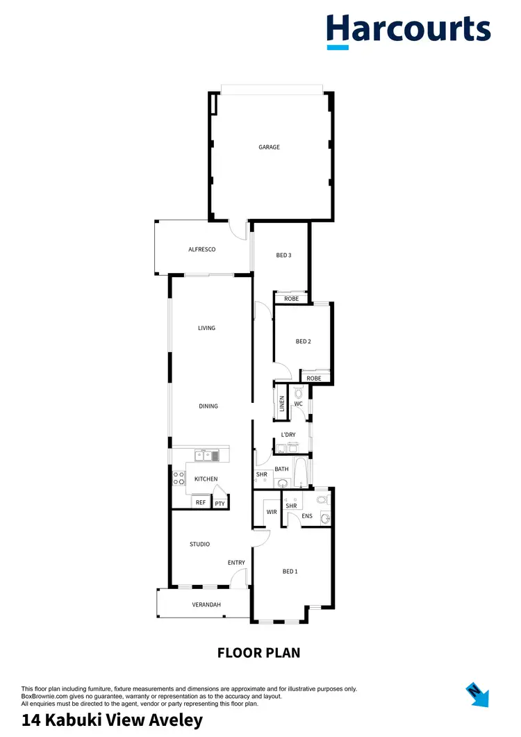 Floorplan of Homely house listing, 14 Kabuki View, Aveley WA 6069