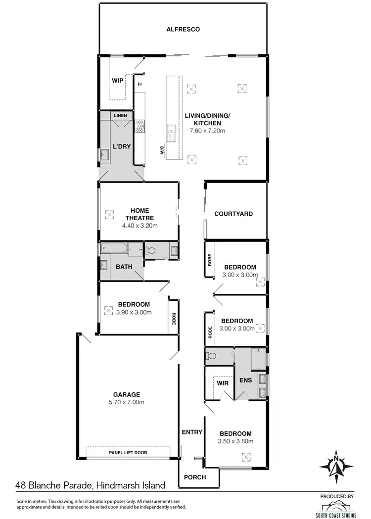Floorplan of Homely house listing, 48 Blanche Parade, Hindmarsh Island SA 5214