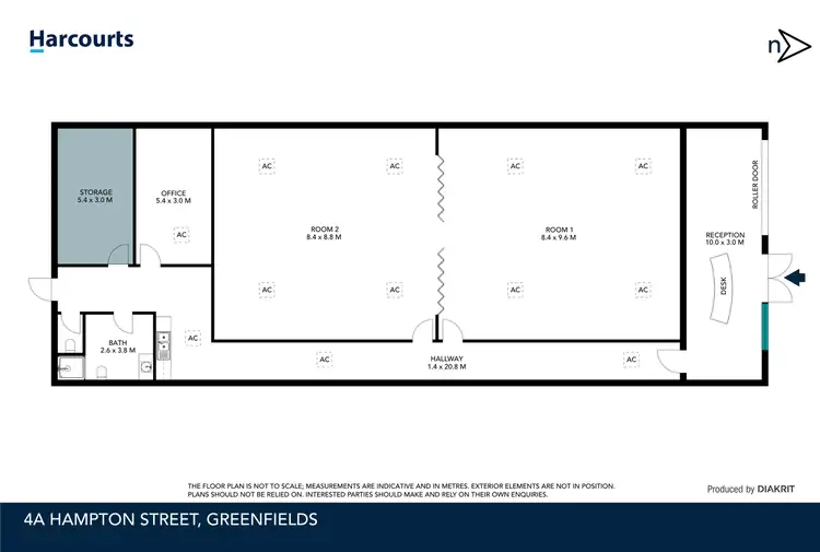 Floorplan of Homely unit listing, 4A Hampton Street, Greenfields WA 6210