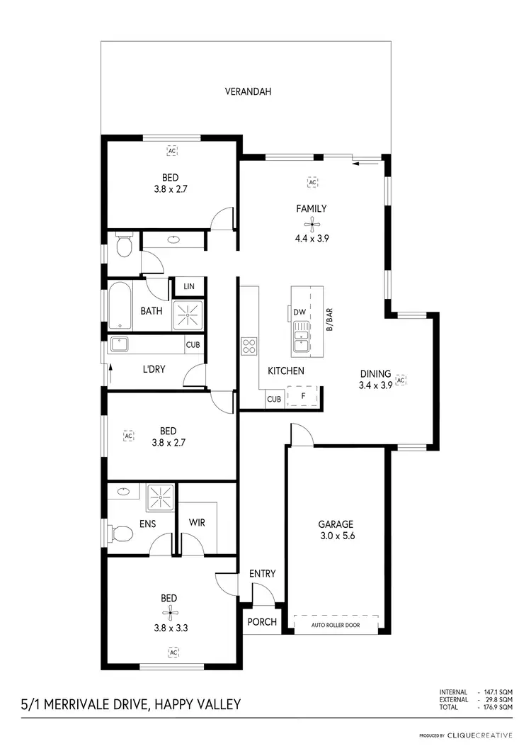 Floorplan of Homely house listing, 5/1 Merrivale Drive, Happy Valley SA 5159