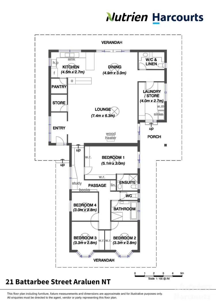Floorplan of Homely house listing, 21 Battarbee Street, Araluen NT 870