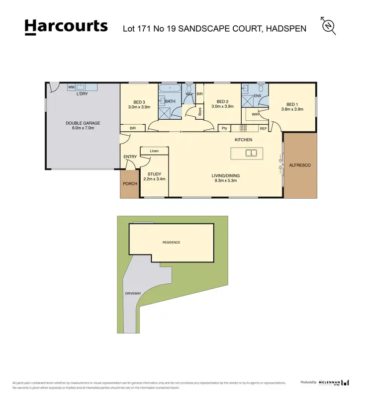 Floorplan of Homely house listing, 19 Sandscape Court, Hadspen TAS 7290