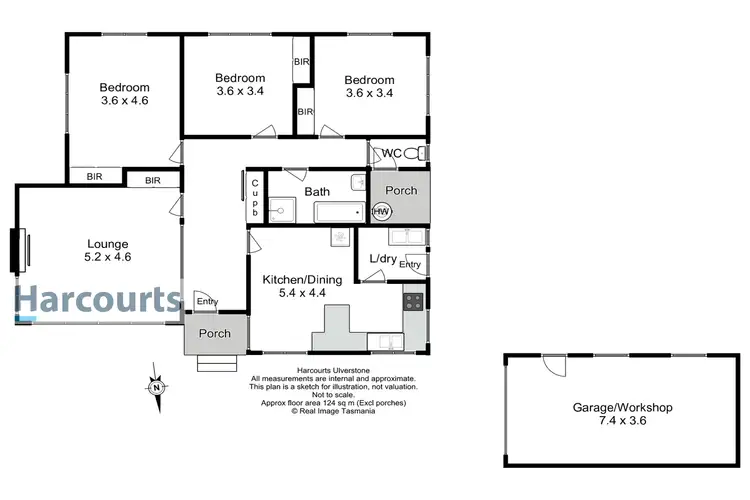 Floorplan of Homely house listing, 4 Goddard Street, Ulverstone TAS 7315