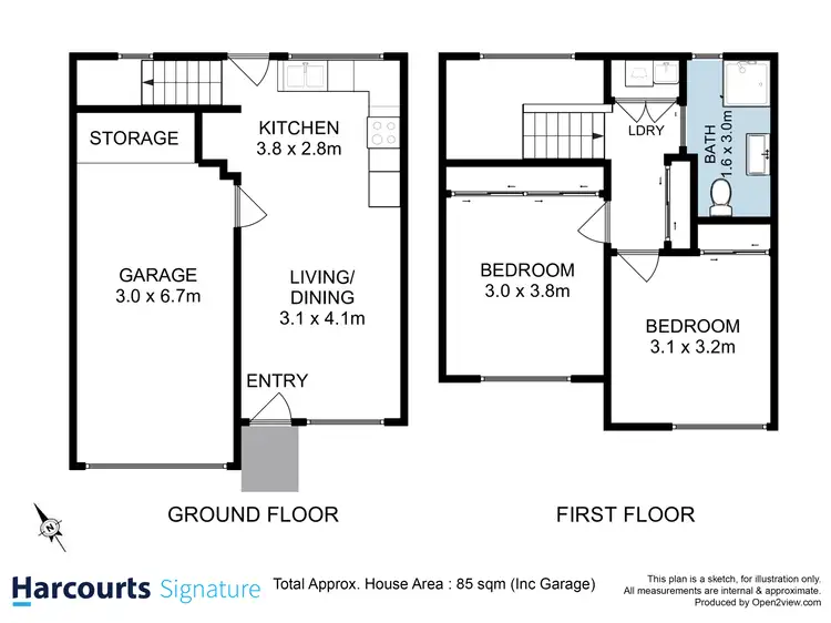Floorplan of Homely unit listing, 14 Marshalls Way, Bridgewater TAS 7030