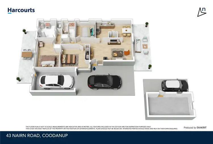 Floorplan of Homely house listing, 43 Nairn Road, Coodanup WA 6210