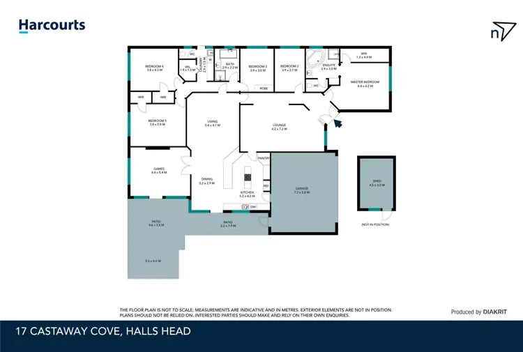 Floorplan of Homely house listing, 17 Castaway Cove, Halls Head WA 6210