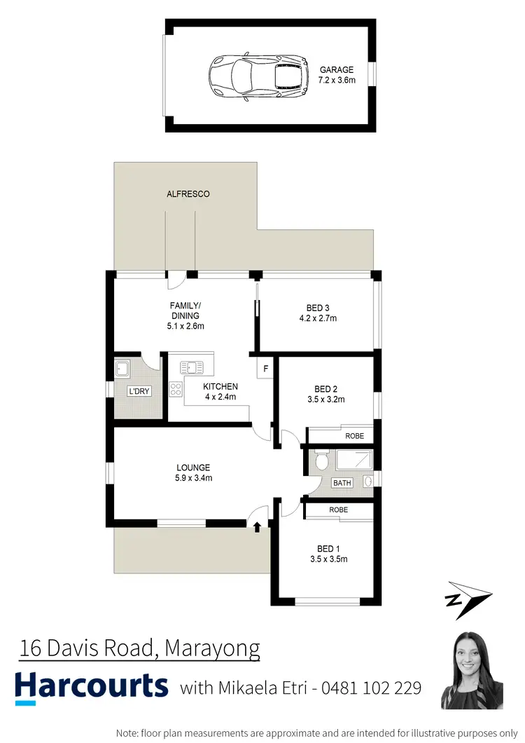 Floorplan of Homely house listing, 16 Davis Road, Marayong NSW 2148