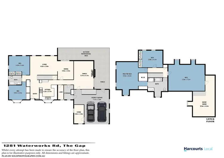 Floorplan of Homely house listing, 1281 Waterworks Road, The Gap QLD 4061