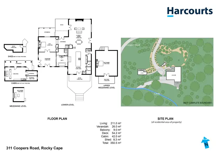 Floorplan of Homely house listing, 311 Coopers Road, Rocky Cape TAS 7321