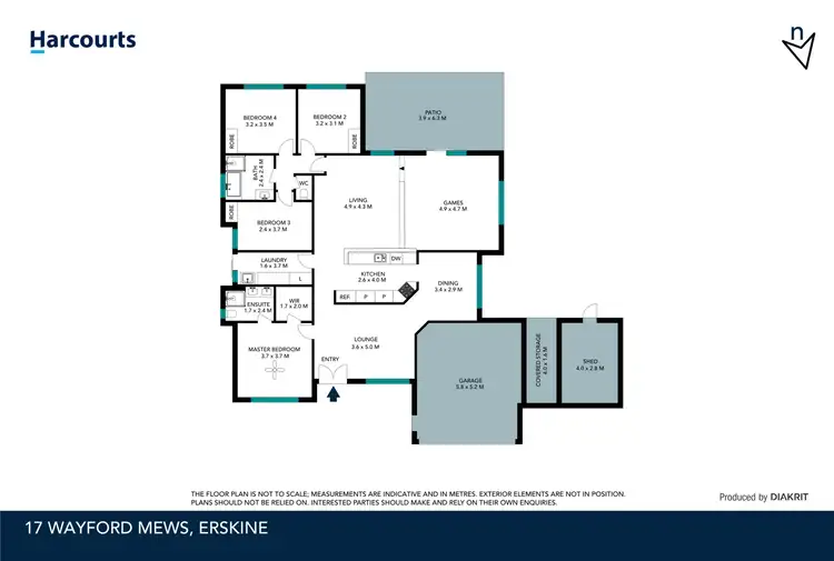 Floorplan of Homely house listing, 17 Wayford Mews, Erskine WA 6210