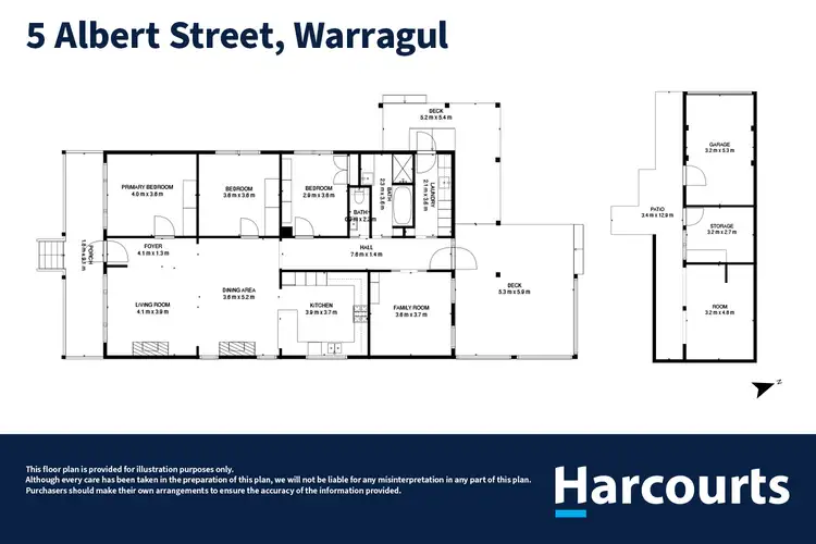 Floorplan of Homely house listing, 5 Albert Street, Warragul VIC 3820
