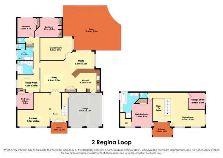 Floorplan of Homely house listing, 2 Regina Loop, Currambine WA 6028