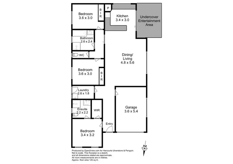 Floorplan of Homely house listing, 8 Harley Court, Latrobe TAS 7307