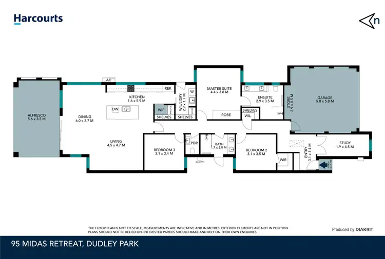 Floorplan of Homely house listing, 95 Midas Retreat, Dudley Park WA 6210