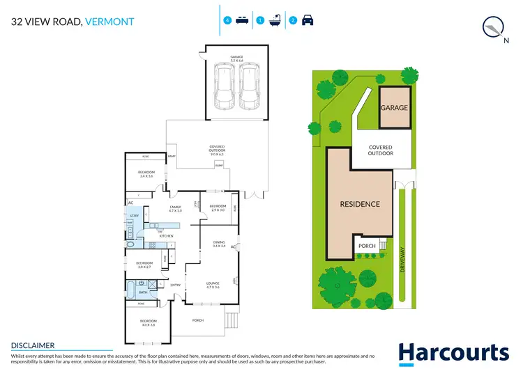 Floorplan of Homely house listing, 32 View Road, Vermont VIC 3133