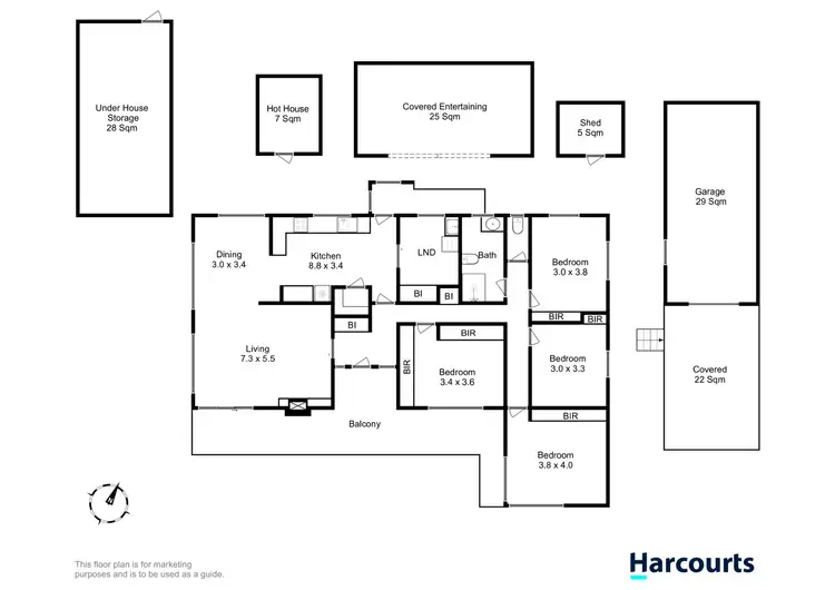 Floorplan of Homely house listing, 20 Honolulu Street, Midway Point TAS 7171