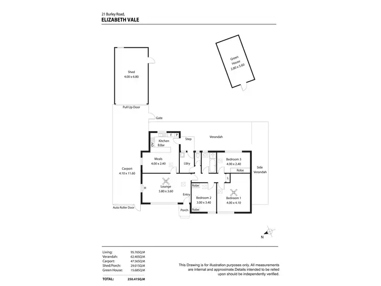 Floorplan of Homely house listing, 21 Burley Road, Elizabeth Vale SA 5112