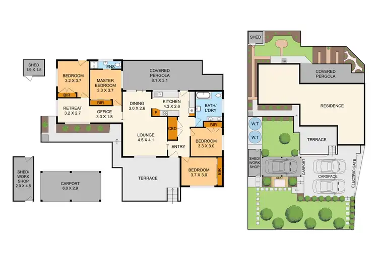 Floorplan of Homely house listing, 39 Canterbury Road, Montrose VIC 3765