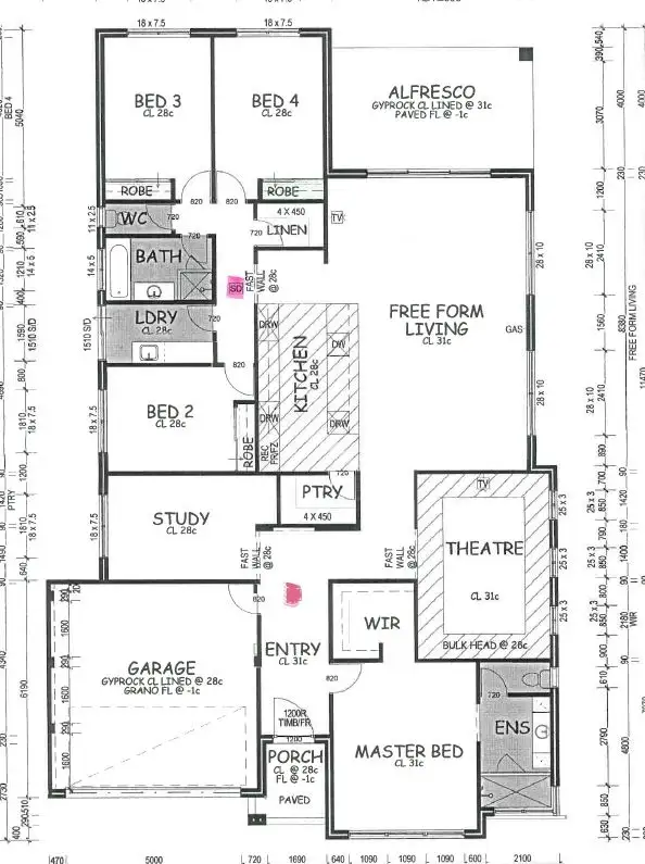 Floorplan of Homely house listing, 6 Topsail Loop, Alkimos WA 6038