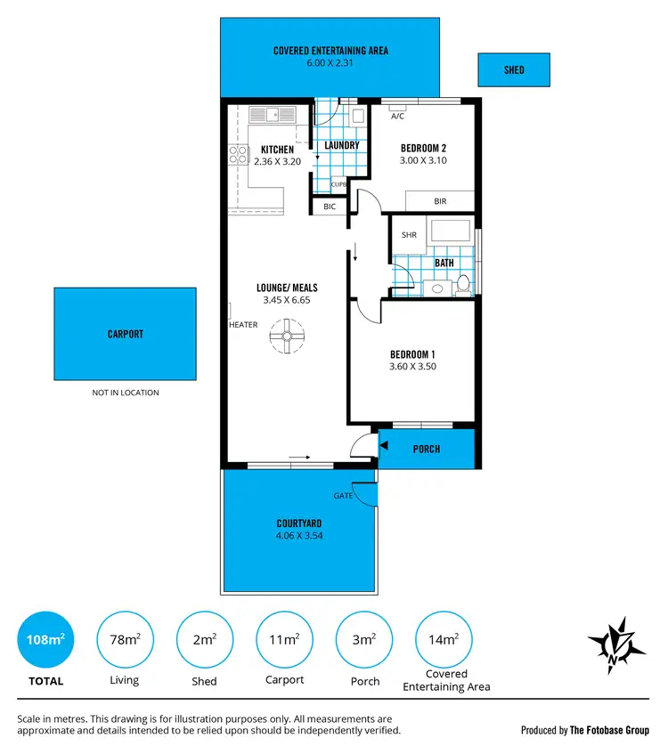 Floorplan of Homely unit listing, 3/23 Thames Street, Clarence Park SA 5034