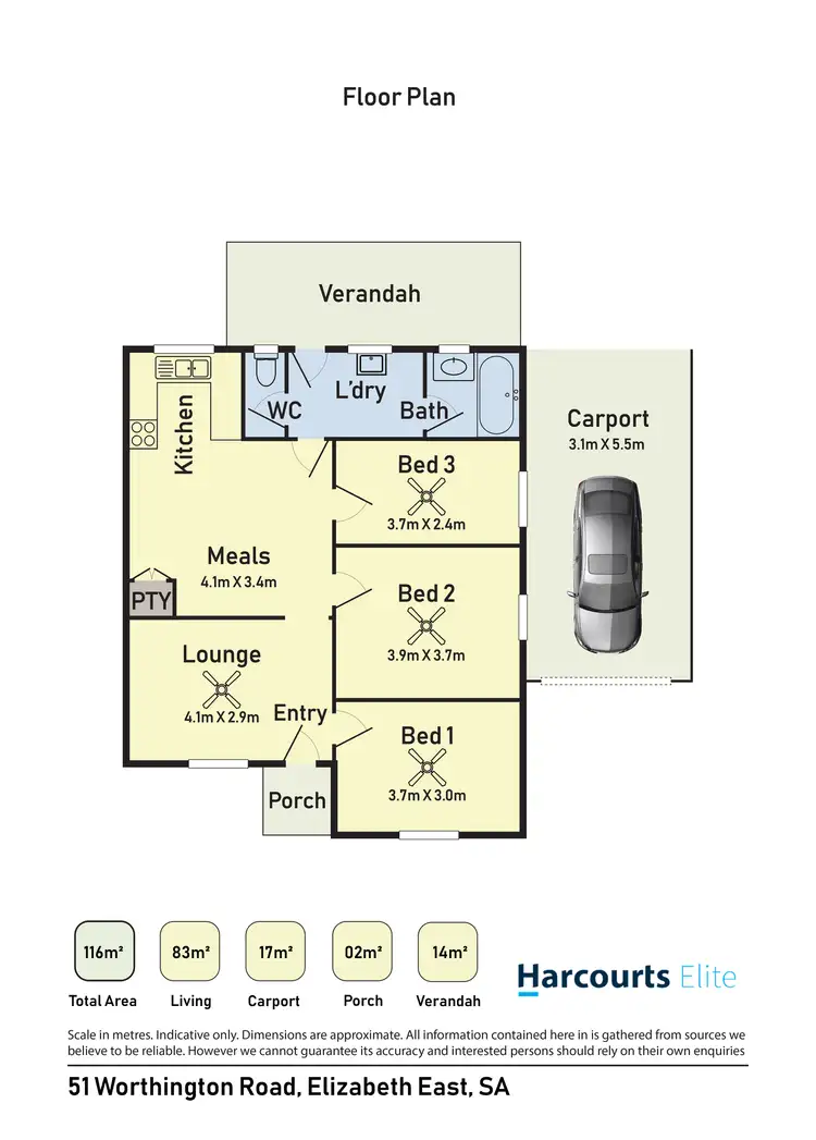 Floorplan of Homely house listing, 49-51 Worthington Road, Elizabeth East SA 5112