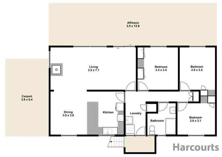 Floorplan of Homely house listing, 11 St Phillack Crescent, Rawson VIC 3825