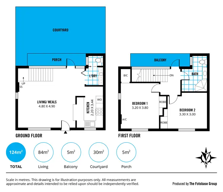 Floorplan of Homely townhouse listing, 3/105 Duthy Street, Malvern SA 5061