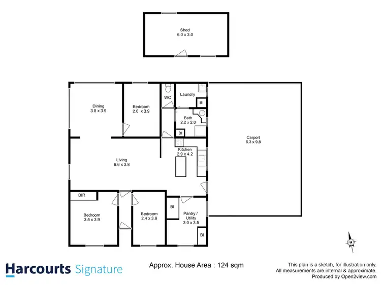 Floorplan of Homely house listing, 328 Carlton Beach Road, Carlton TAS 7173