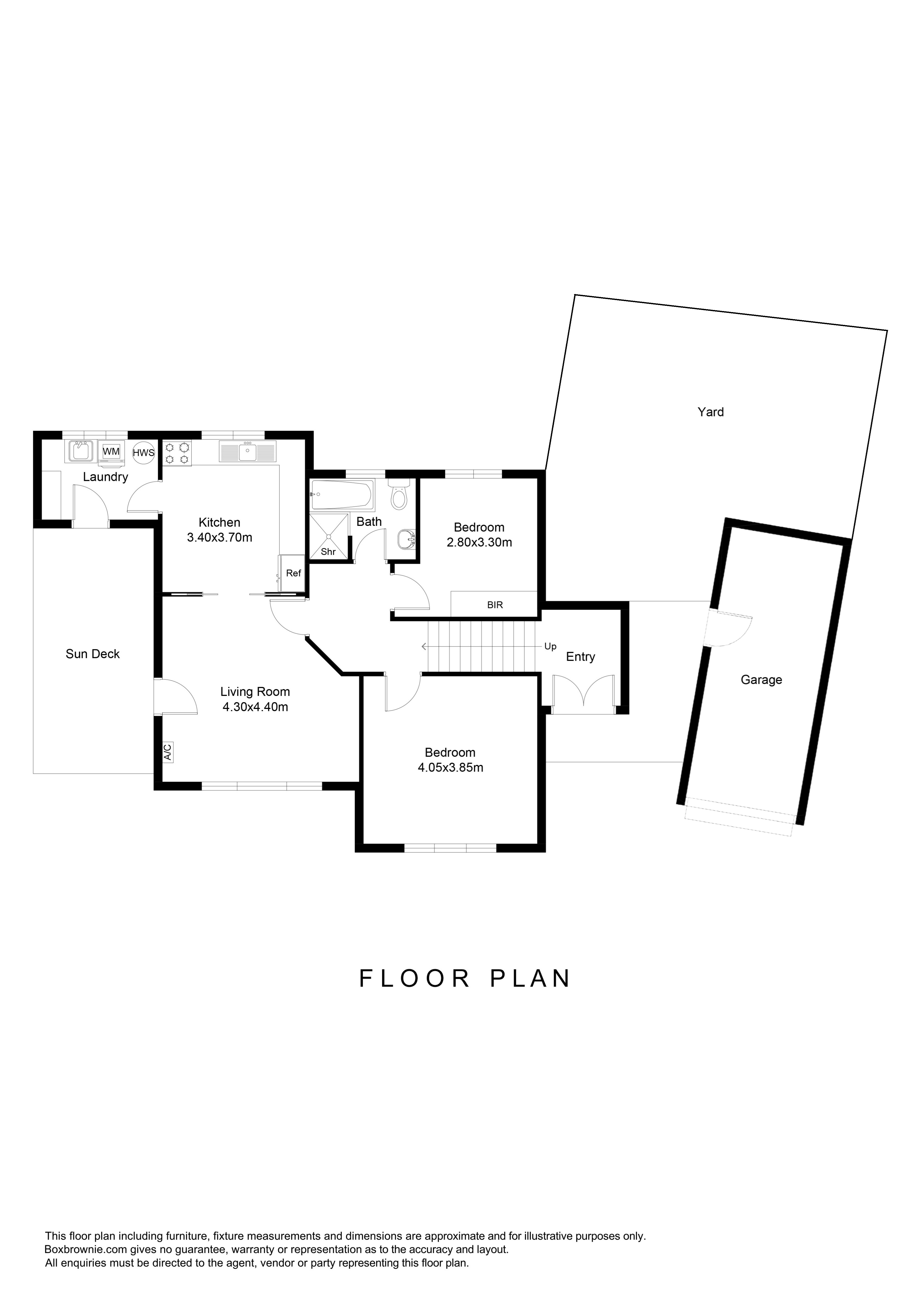 Floorplan of Homely unit listing, 2/22 Riverway, Fulham Gardens SA 5024
