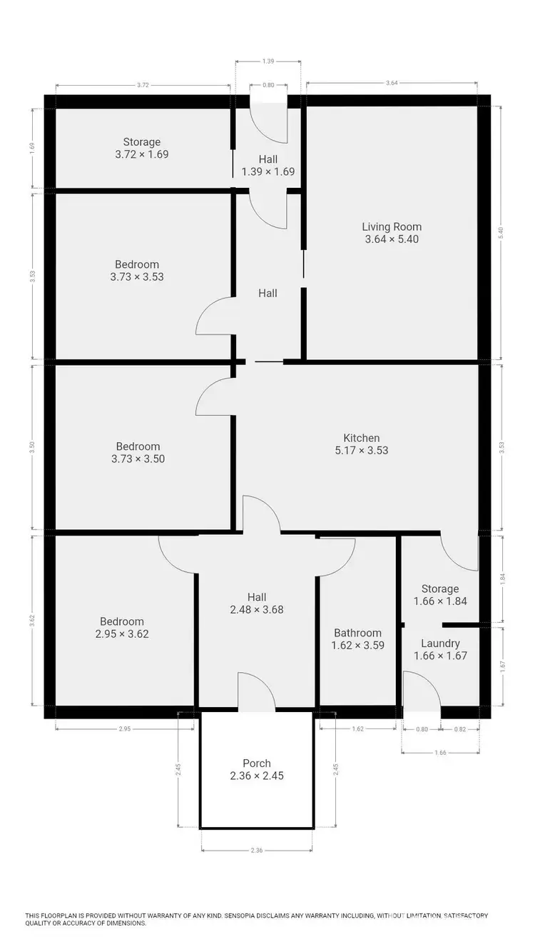 Floorplan of Homely house listing, 6 Market Street, Minyip VIC 3392