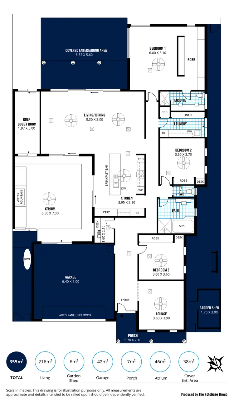 Floorplan of Homely house listing, 5 Links Court, Mccracken SA 5211