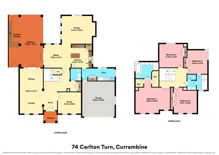 Floorplan of Homely house listing, 74 Carlton Turn, Currambine WA 6028