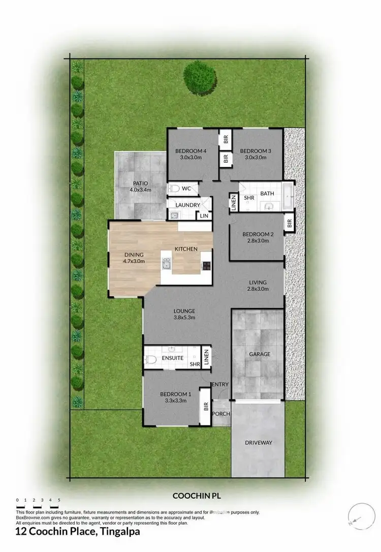 Floorplan of Homely house listing, 12 Coochin Place, Tingalpa QLD 4173