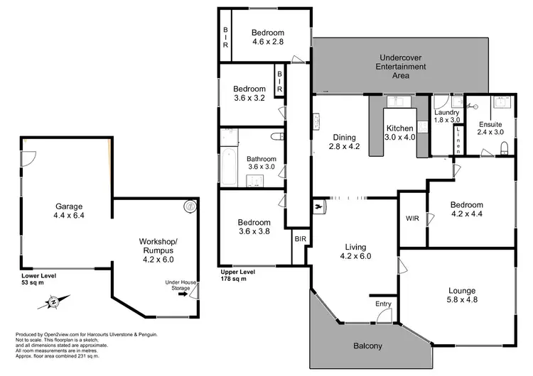 Floorplan of Homely house listing, 12 Monaghan Street, Latrobe TAS 7307