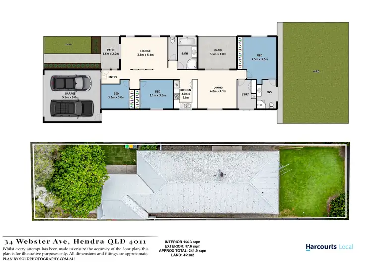 Floorplan of Homely house listing, 34 Webster Avenue, Hendra QLD 4011