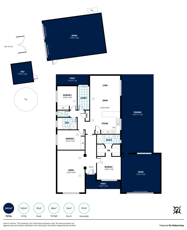 Floorplan of Homely house listing, 1 Beryl Court, Middleton SA 5213