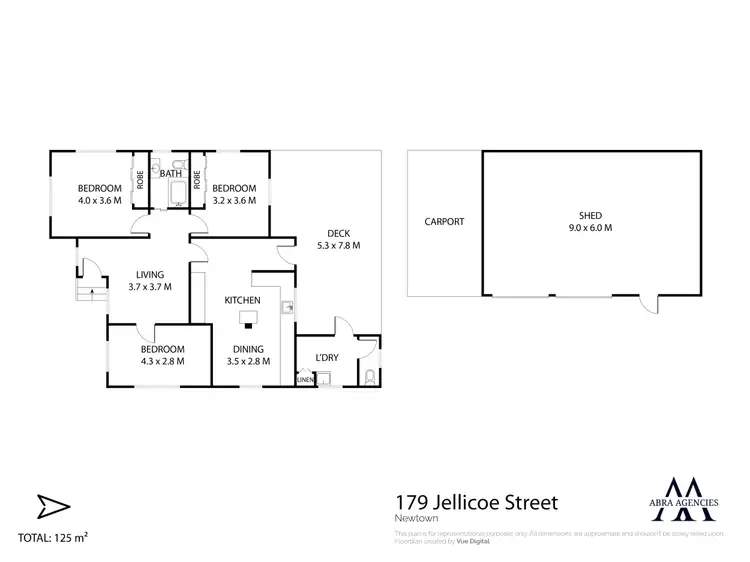 Floorplan of Homely house listing, 179 Jellicoe Street, Newtown QLD 4350