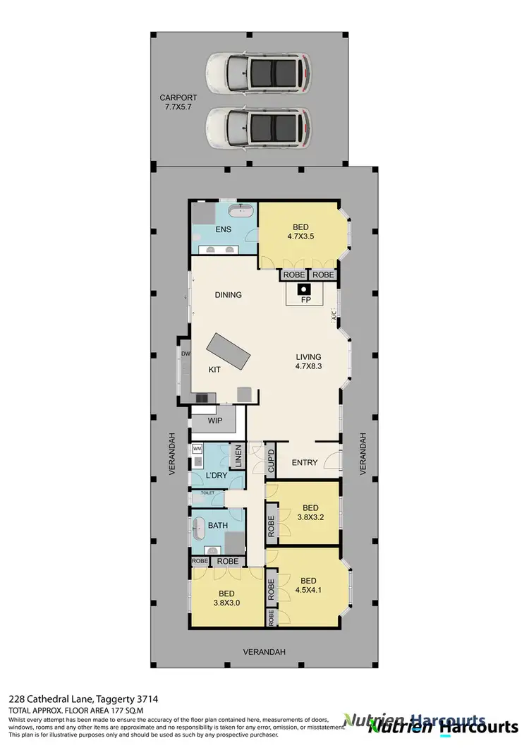 Floorplan of Homely rural property listing, 228 Cathedral Lane, Taggerty VIC 3714