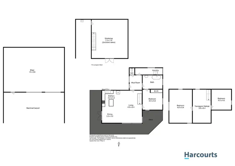 Floorplan of Homely house listing, 140 Loongana Road, Nietta TAS 7315