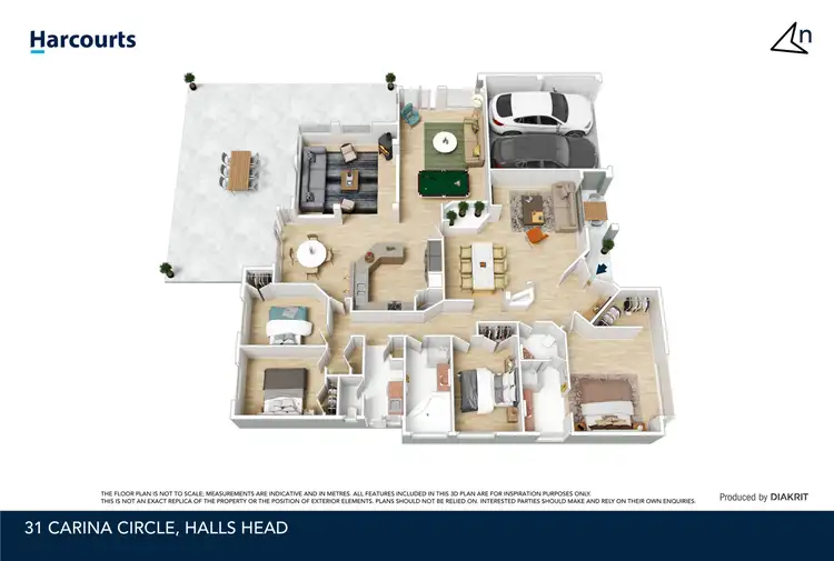 Floorplan of Homely house listing, 31 Carina Circle, Halls Head WA 6210
