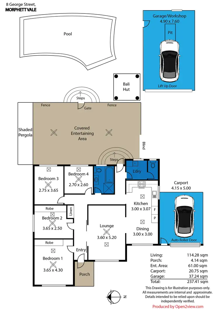 Floorplan of Homely house listing, 8 George Street, Morphett Vale SA 5162